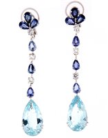 Earrings Crivelli Woman Acquamarina in Gold Acquamarina 171-143
